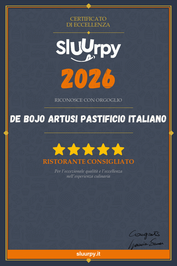Certificato Eccellenza Sluurpy 2026 Dark