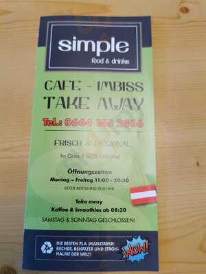 Simple Food And Drinks