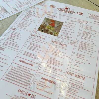 Barista Coffee And Cake