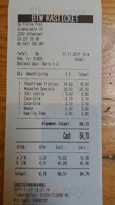 Eetkaffee De Kleine Post