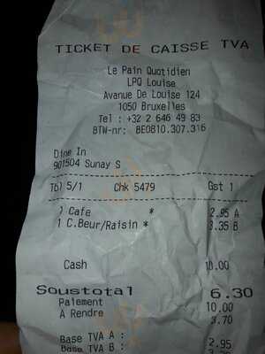 Le Pain Quotidien Louise