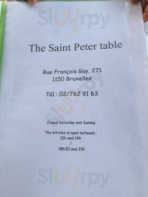 La Table De St Pierre