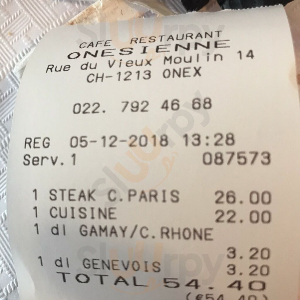Restaurant Onesienne