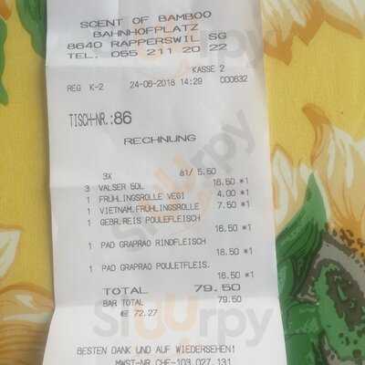 Scent Of Bamboo Rapperswil