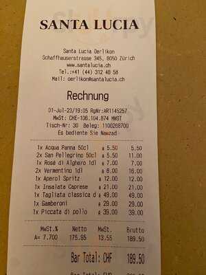 Santa Lucia Oerlikon