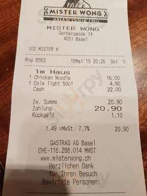 Mister Wong Gerbergasse
