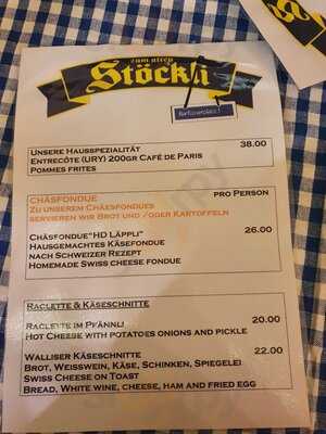 Restaurant Zum Alten Stockli