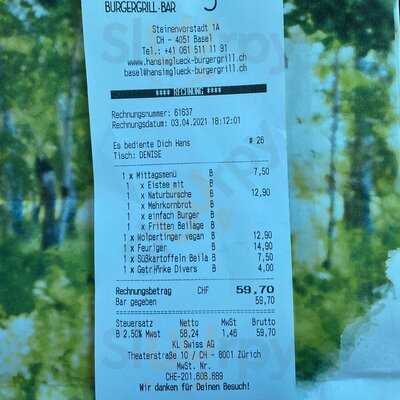 Hans Im GlÜck - Burgergrill & Bar