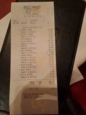 Bollywood Restaurant