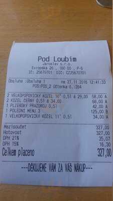 Restaurace Pod Loubím