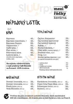 Kavárna Mezi Řádky