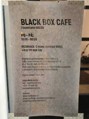 Black Box Cafe