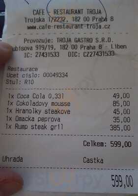 Cafe Restaurant Hotel Troja