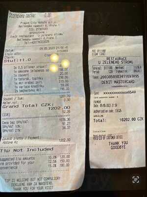 Svejk Restaurant U Zeleneho Stromu