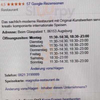 Magnolia Restaurant Im Glaspalast