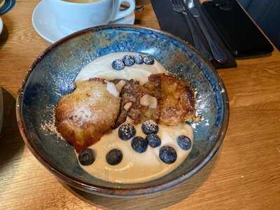 Blaue Kappe Essen Und Trinken