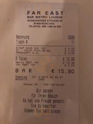 Far East Bar & Restaurant