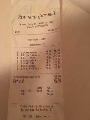 Ristorantino Gismondi