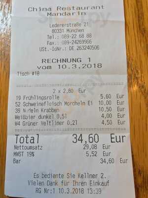 China-restaurant Mandarin