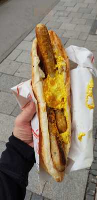 Jahrhundertsosse Essen Bosnawurst Grillfleischsandwich