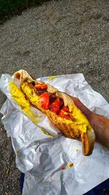 Jahrhundertsosse Essen Bosnawurst Grillfleischsandwich