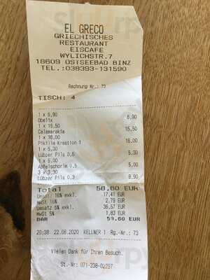 El Greco, Binz, Rügen