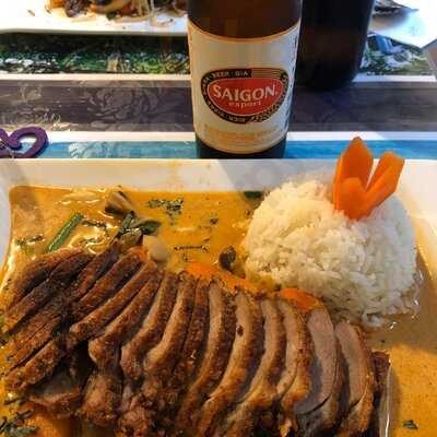 Lila Südvietnamesische Spezialitäten