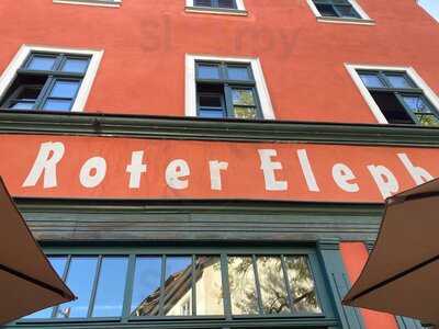 Roter Elephant