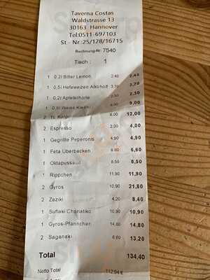 Costas Greek Taverna