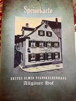Erstes Ulmer Pfannkuchenhaus - Allgäuer Hof