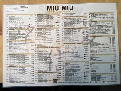 Miu Miu China & Thai Food