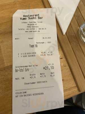 Yume Sushi-bar Restaurant