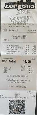 Gaststätte "zur Zeile"