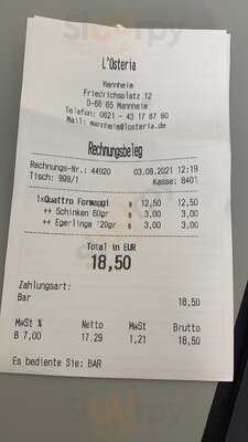 L'osteria Mannheim