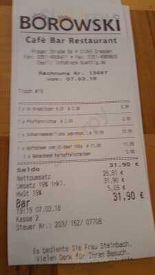 Borowski Café, Bar Und Restaurant