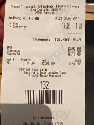 Beef And Shake  Hannover