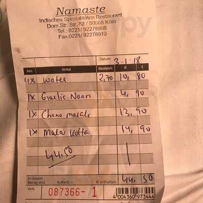 Namaste Indian Restaurant