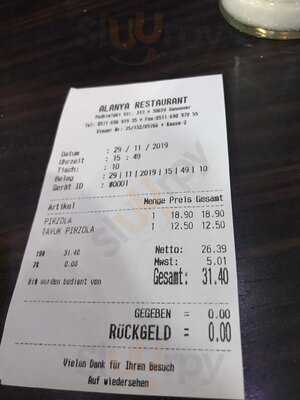 Alanya Restaurant Inh. Ali Öztürk