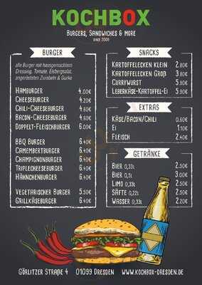 Kochbox Burger Grill