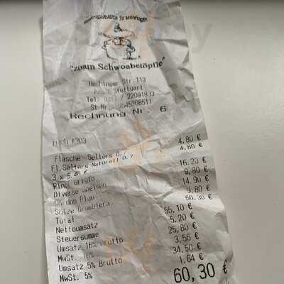 Schwoabetöpfle Vereinsgaststätte Sv Möhringen