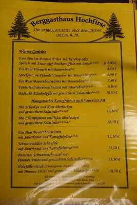 Berggasthof Hochfirst