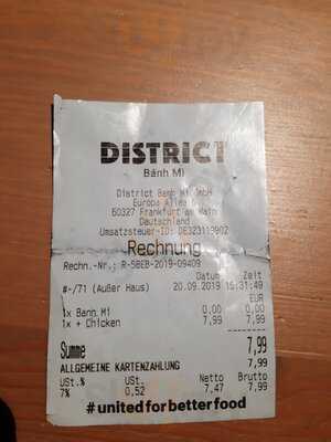 District Bánh Mì - Vietnamese Streetfood