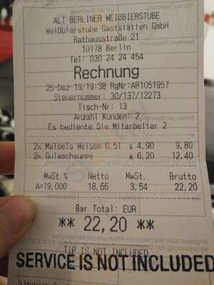 Altberliner Weißbierstube