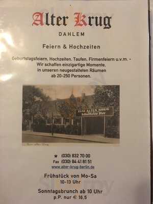 Alter Krug Dahlem