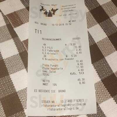 Ristorante Pizzeria Allegro