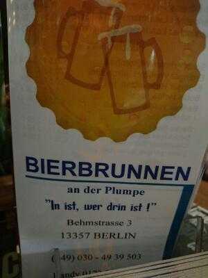 Bierbrunnen An Der Plumpe