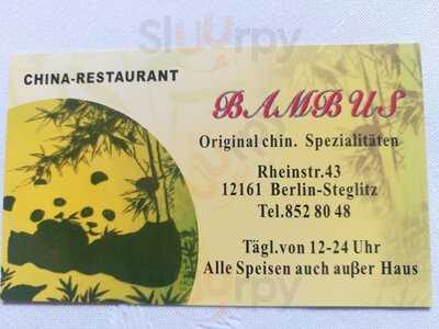 China Restaurant Bambus Berlin