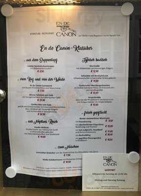 En De Canon Weinstube & Restaurant