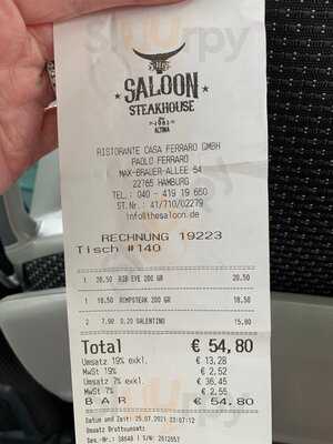 The Saloon Steakhouse