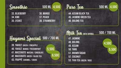 Hayami Bubble Tea & Snacks